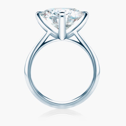 Pierścionek zaręczynowy The Light: białe złoto, diament